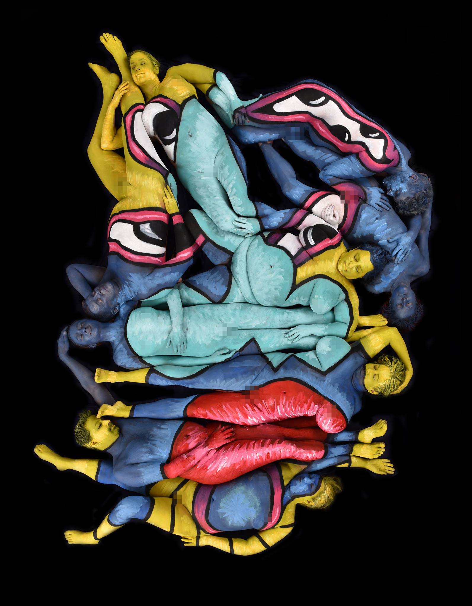 Human Canvas Comes To Life at Volition Gallery | Jennifer Gaita